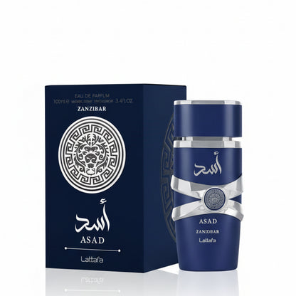 Lattafa Asad Zanzibar for Men Eau de Parfum Spray. 100ml - Perneed
